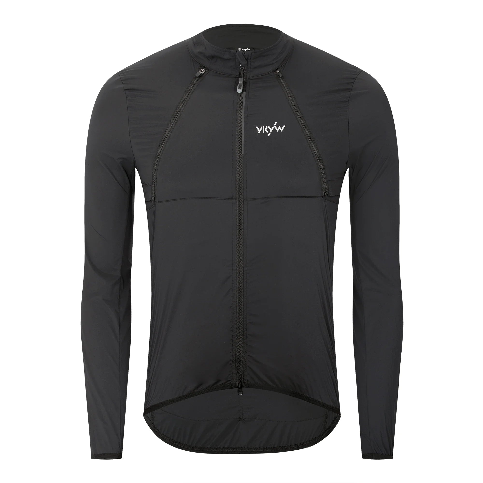 Men's Cycling 2-in-1 Jacket Waterproof Windproof Bicycle Jersey 6 pockets breathable Road Bike Gilet MTB Riding Clothes