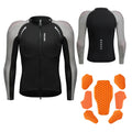 Men Motorcycle Riding Jacket Summer Motocross Motorbike Racing Outdoor Sports Jacket with Shoulder Elbow Back Gear