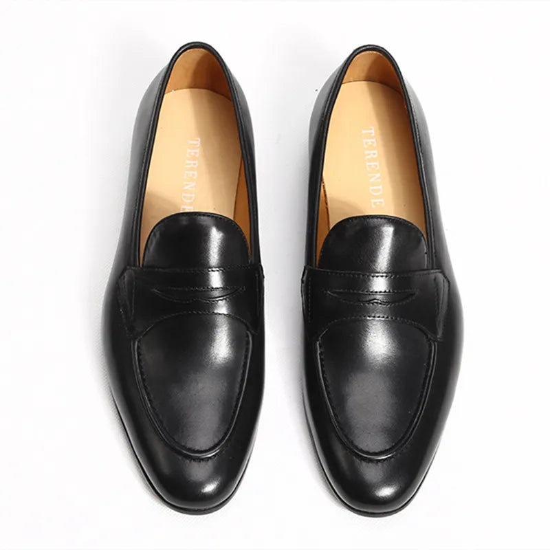 Italian Style Men's Loafers Tassel Genuine Suede Leather Comfortable Slip on Wedding Party Dress Shoes for Men Casual Shoes