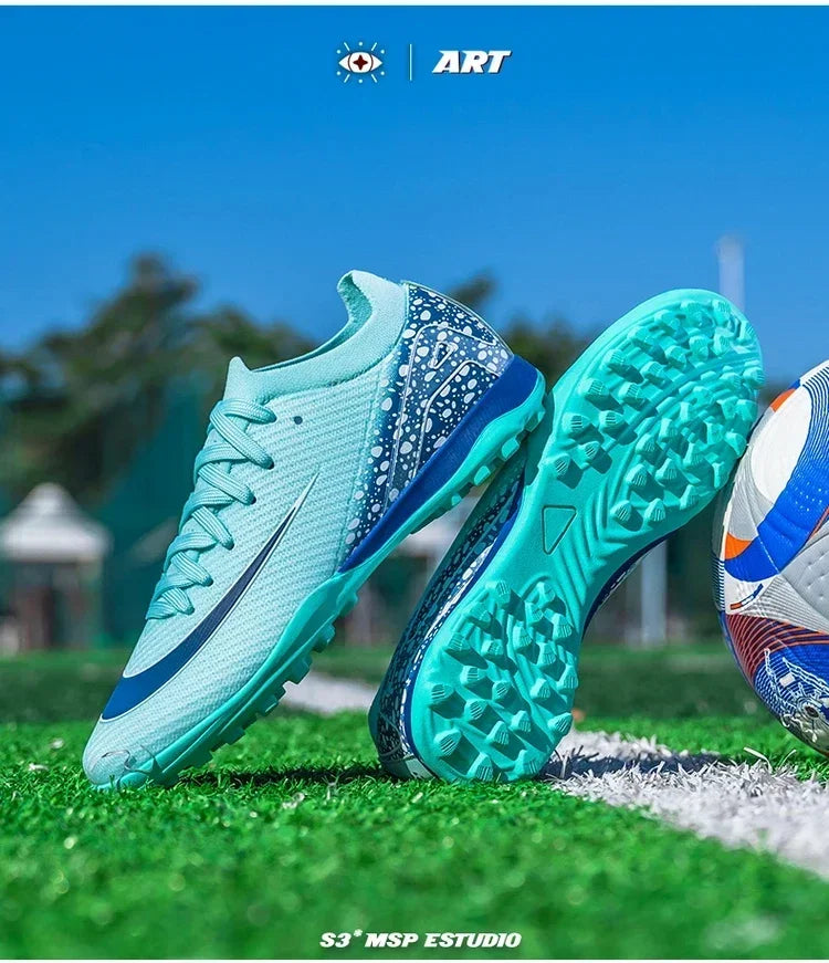 New Men Soccer Shoes Professional Football Boots Grass Outdoor Sport Non-Slip Training Shoes Match Sneakers Ultralight Unisex