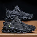 Mens Sport Shoes Breathable Lightweight Sneakers Outdoor Mesh Black Running Shoes Athletic Jogging Tenis Walking Shoes Man