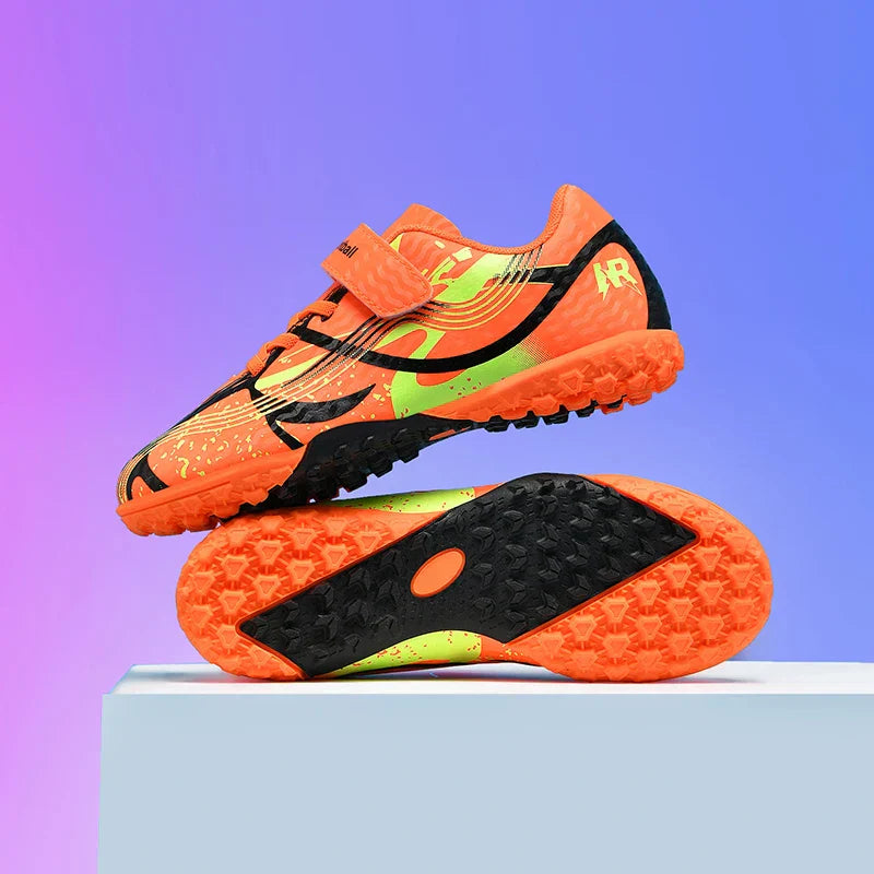 New Men Kids Professional Soccer Shoes Grass Boys Ultralight Football Boots Match Training Shoes Cleats Non-Slip Drop Shipping