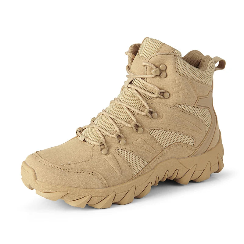 Combat Training Boots Male Outdoors Camping Anti-wear Rapid Response Hiking Shoes Fishing Hunting Sneakers