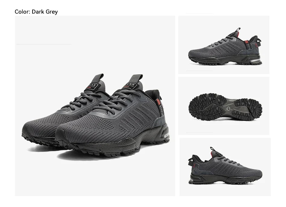 Professional Running Shoes For Men Lightweight Men's Designer Mesh Sneakers Lace-Up Male Outdoor Sports Tennis Shoe
