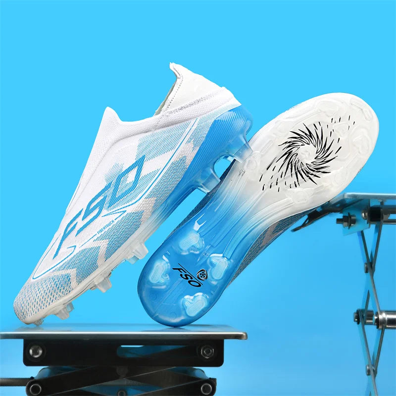 New Men Football Boots Outdoor High-top Soccer Shoes Cleats Hot-selling Grass Match Indoor Sneakers Non-Slip High-quality
