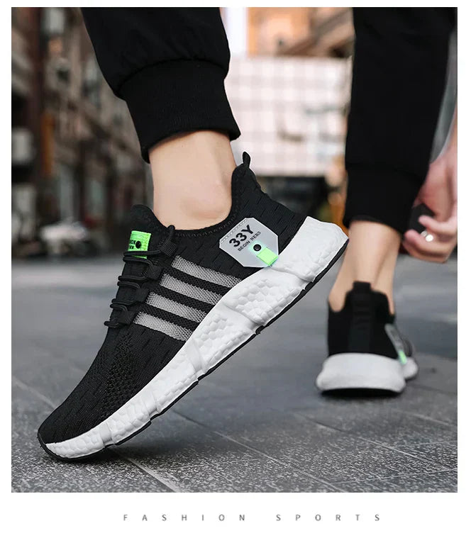 High Quality Summer Men Shoes Comfortable Sneakers Breathable Running Shoes for Men Mesh Tennis Sport Shoes