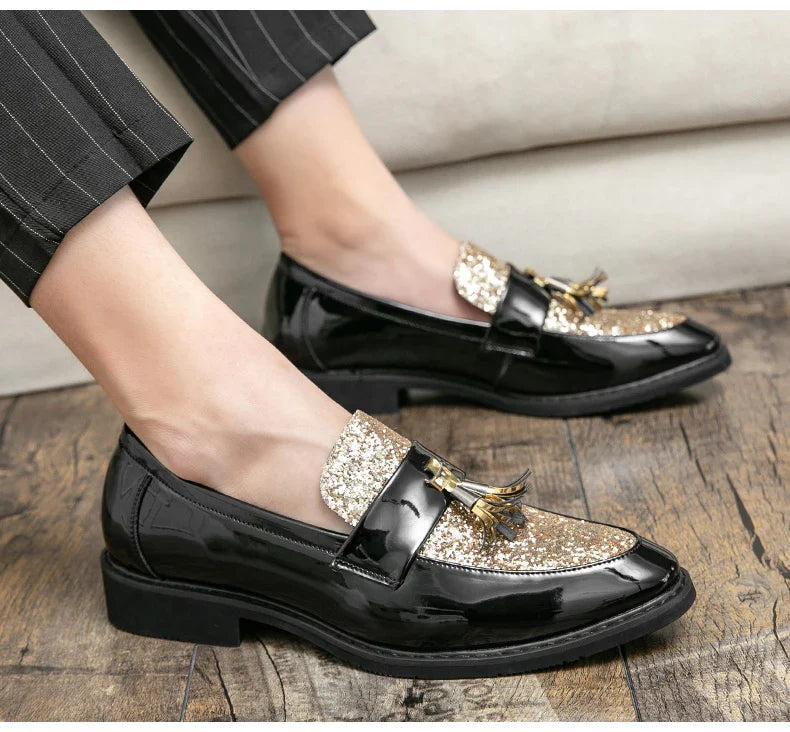 Classic men dress shoes lace up shoes for men plus size point toe business casual comfortable men formal shoes for weddin