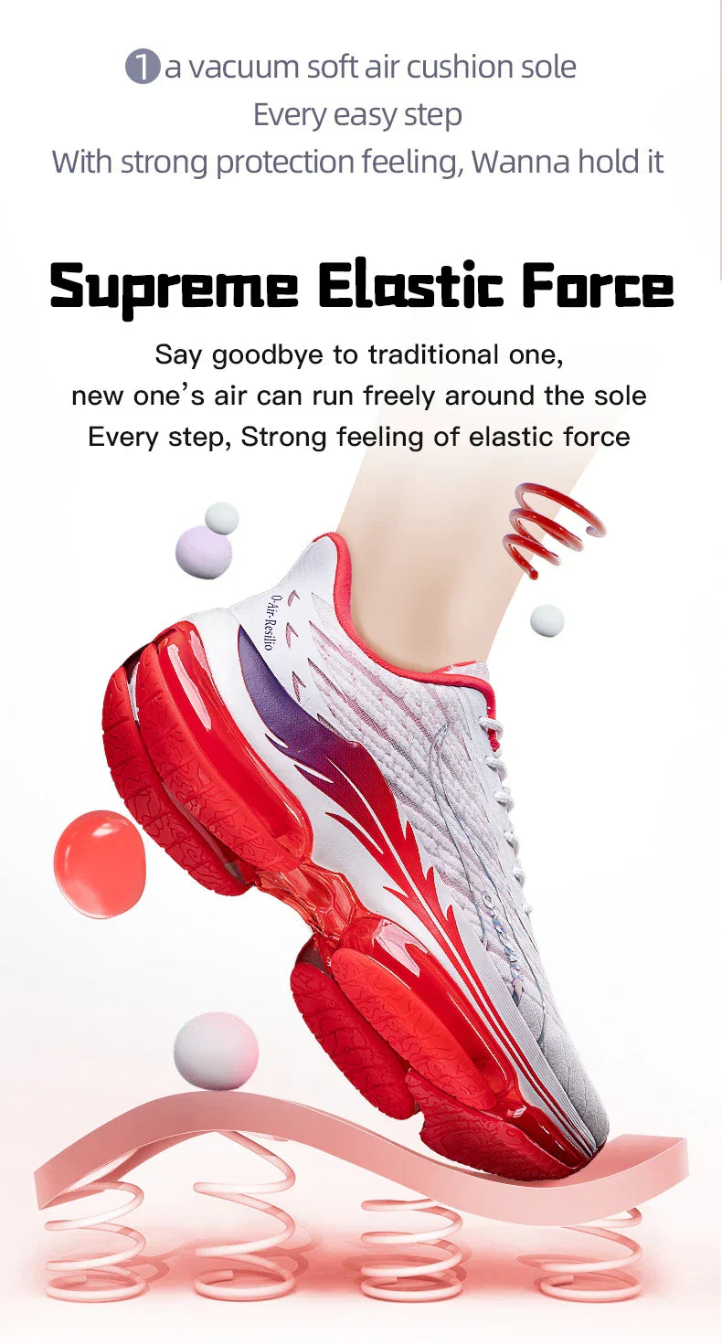 Non-Slip Shock-Absorbing Pair Shoes Women Jump Rrope Sneakers Air Cushioned Running Shoes