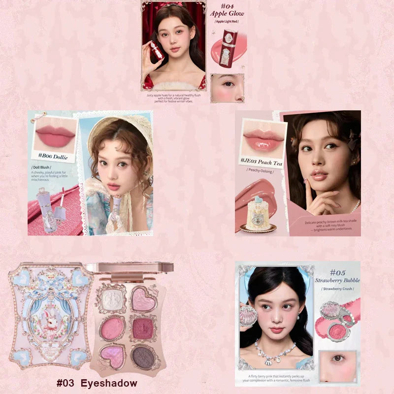 Makeup Kit Full Professional Makeup Gift Set Mermaid Angel Highlight Swan Lipstick 5 piece set