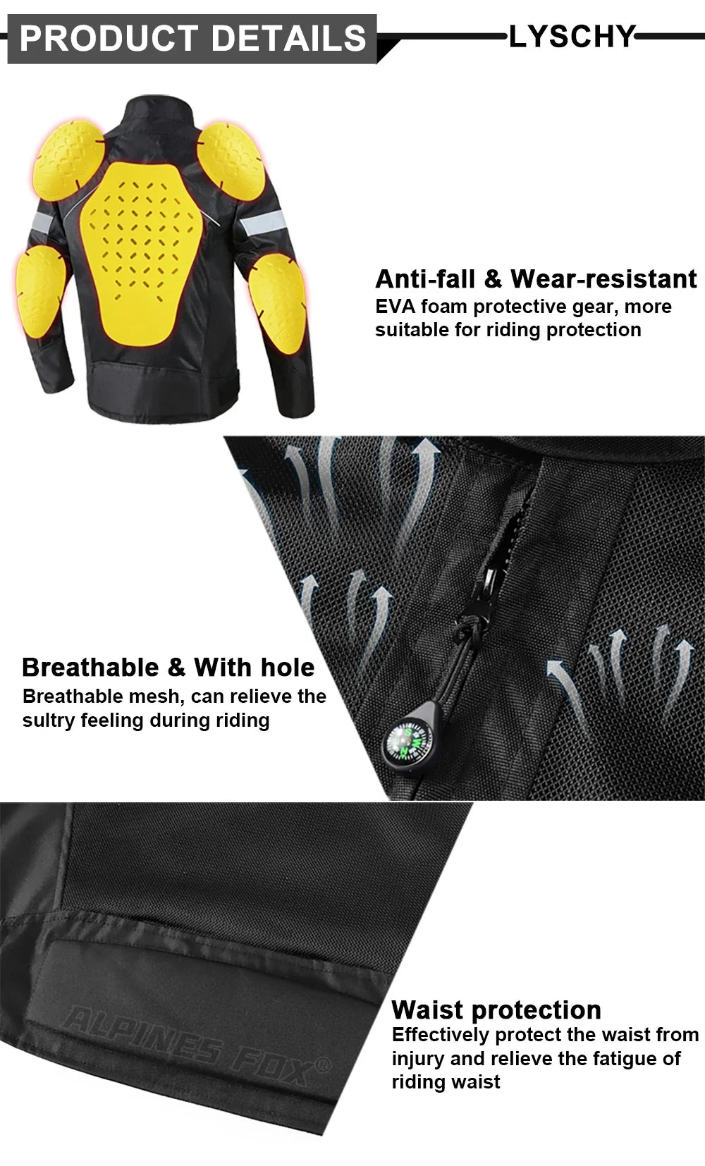 Summer Motorcycle Jacket Men's Motocross Jacket Motorcyclist Jacket Protective Gear Coat Racing Reflective Oxford Clothing M-5XL