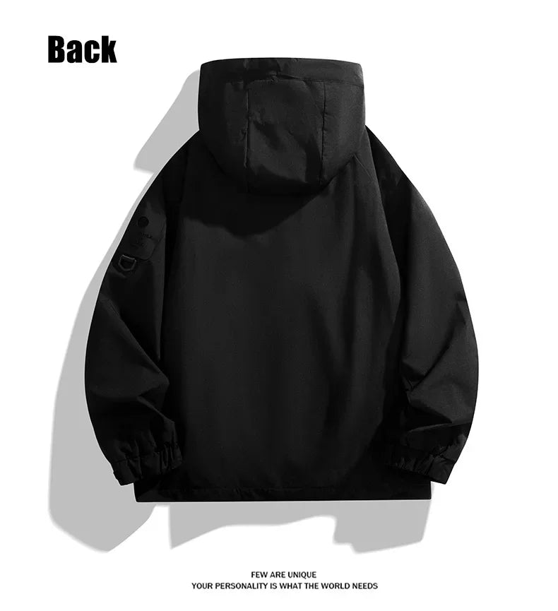 Men Women Waterproof Hiking Jacket Windproof Camping Windbreakers Oilproof Fishing Trekking Jacket Autumn Spring Sport Rain Coat