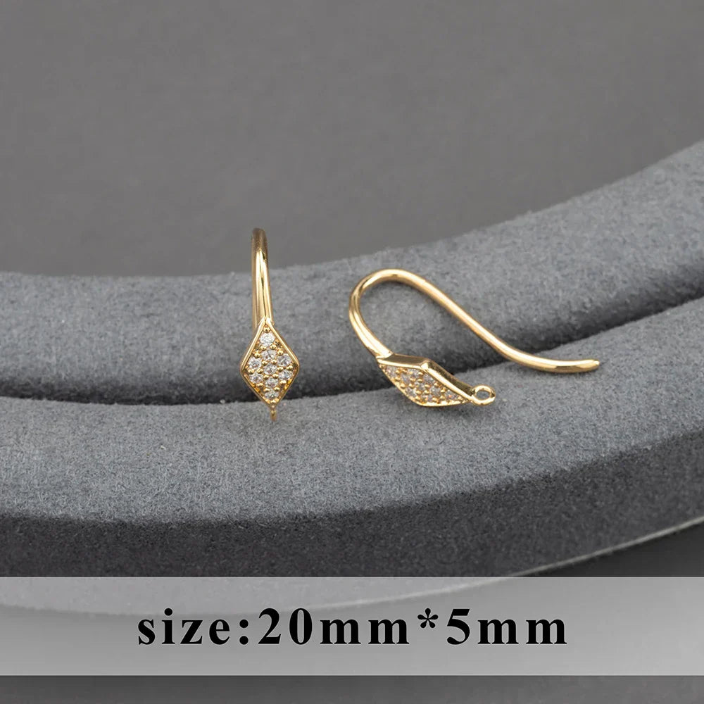 20pcs/lot M800 jewelry accessories,pass REACH,nickel free,18k gold plated,copper,connector,diy earrings,jewelry making