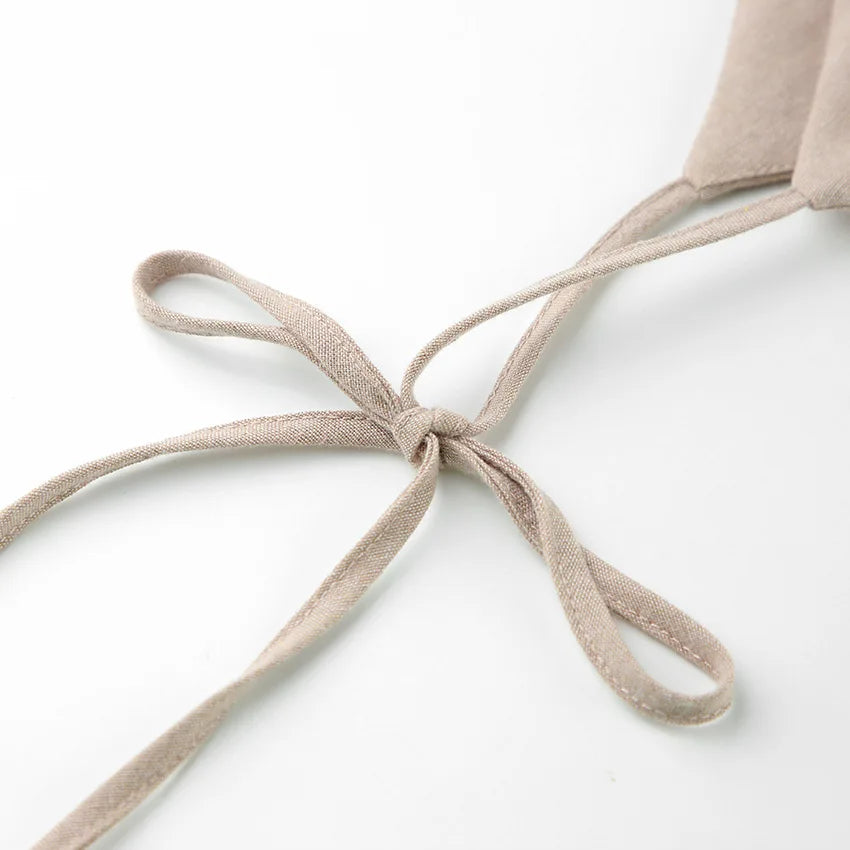 Women's Cotton Linen Spaghetti Strap Mini Dress Summer Loose A-Line Beach Vacation Dress Female Fashion Streetwear Dress