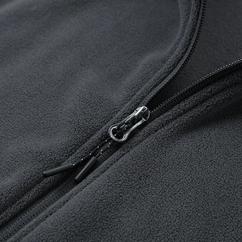 Winter Fleece Jacket Men Women Outdoor Windproof Warm Fleeced Clothing Unisex Hiking Camping Climbing Skiing Sport Coat