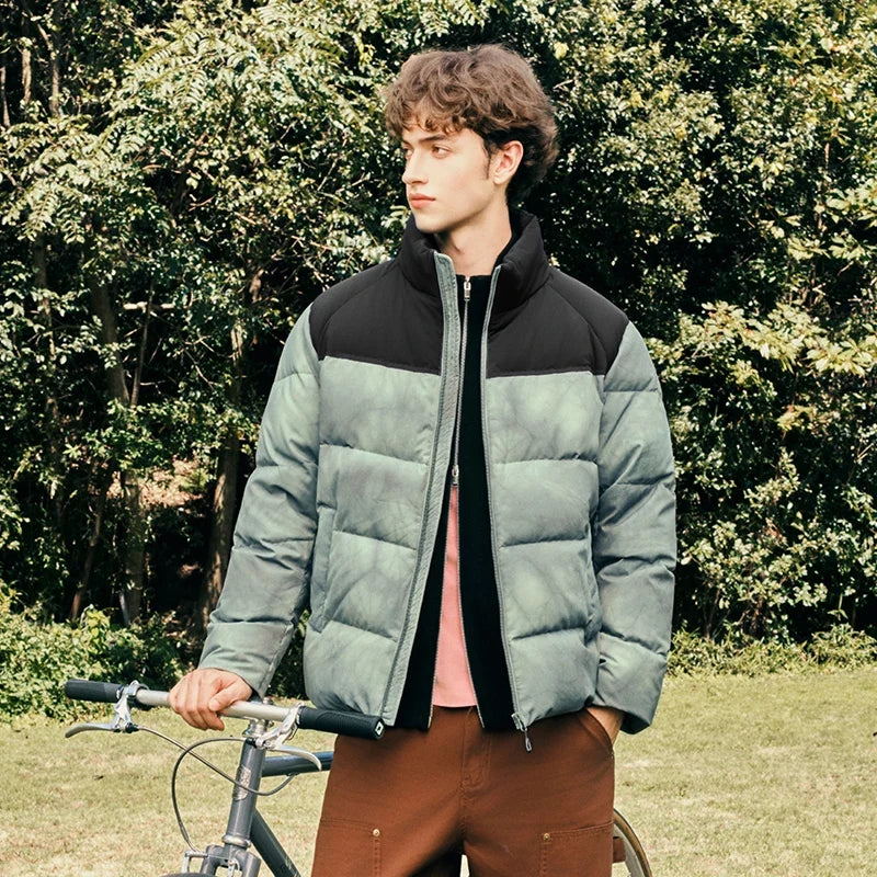 Unisex Puffer High Loft Down Stand Collar Warm Fit Waterproof Windproof Stain Resistant 2026 Couple Style Outerwear