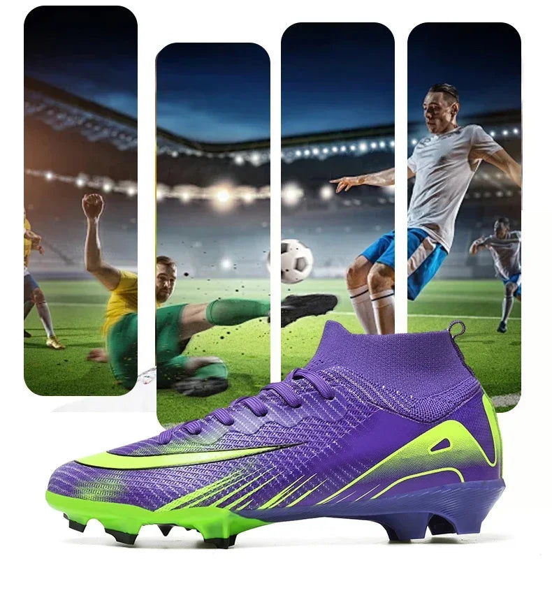 New Men Football Boots Ultralight Training Soccer Shoes Breathable Unisex Professional Wholesale Indoor Futsal Drop Shipping