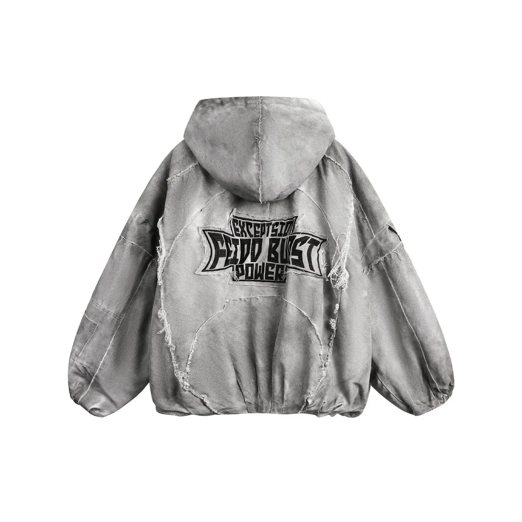 Autumn Winter New Men's Tide Original Design Techwear High Street Fashion Trend Vintage Jacket Chic Casual Coats Ins HK6132