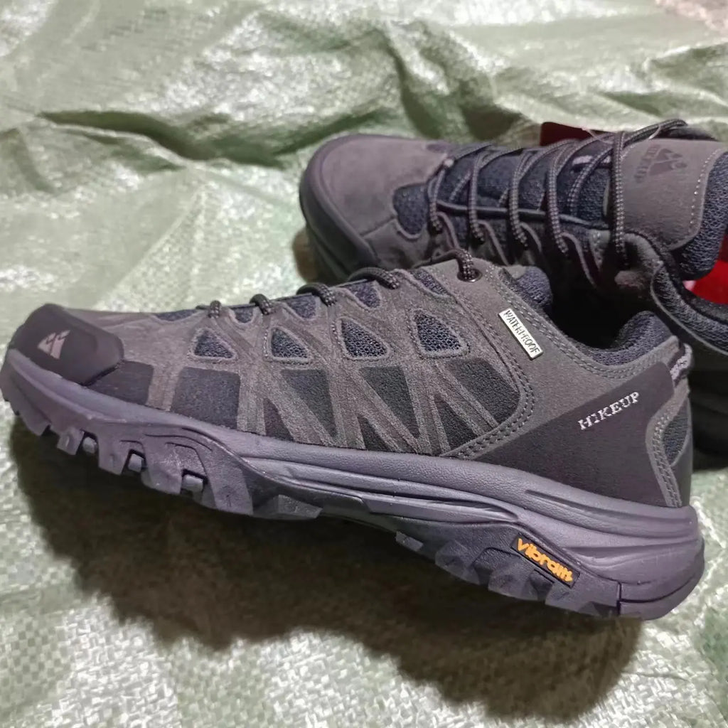 Mens Hiking Shoes Breathable Lace Up Trekking Male Cushioning Outdoor Climbing Tourism Sneakers for Men