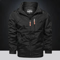 Windbreaker Men Tactical Jacket Waterproof Outdoor Hooded Coat Sports Military Field Climbing Thin Outwear Streetwear Coat