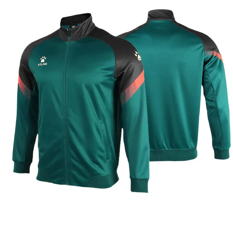 Sports Coat China League One Player's Edition Men's Football Training Knitted Jacket Playoff Coat Running Top
