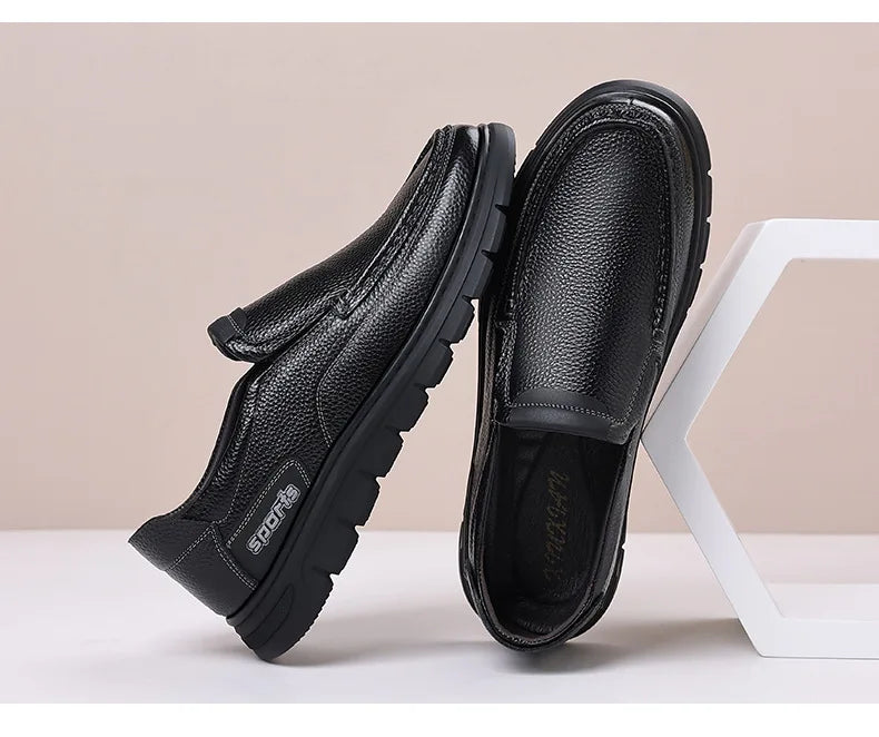Spring Summer 2026 New Loafers for Men Soft Sole Fashion Business Casual Leather Shoes Male British Style Designer Shoe Man