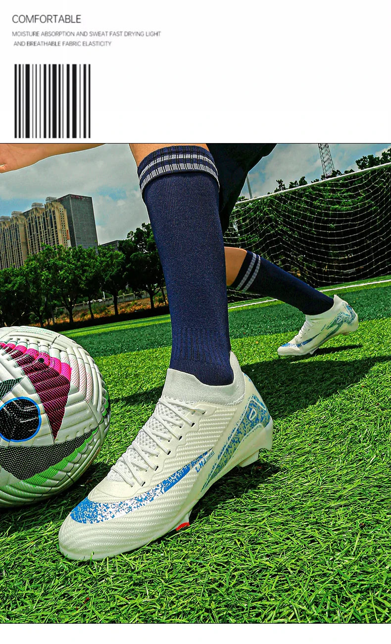 New Men's Soccer Shoes Cleats Sneakers Non-Slip Wholesale Football Boots Training FG Top Quality Drop Shipping Unisex Adult