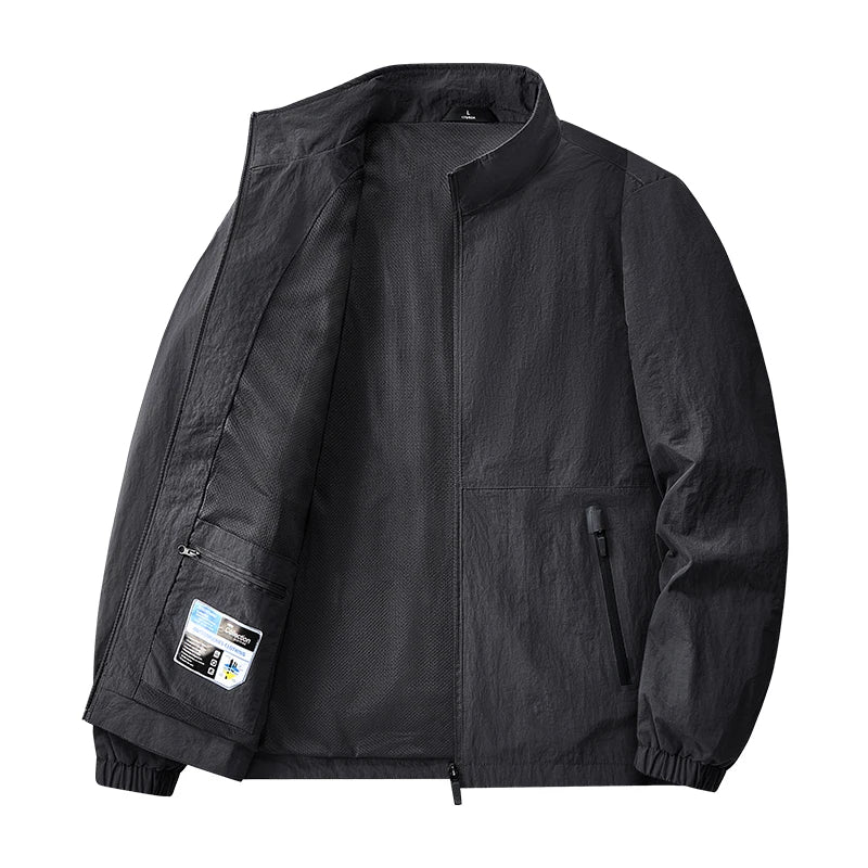 8XL Men Outdoor Jacket Autumn Winter Jacket Hiking Camping Windbreaker Plus Size Spring Oversized Outwear Hooded Coat