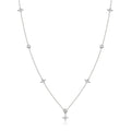 Moissanite Necklaces for Women Four Leaf Clover Diamond Pendant s925 Sterling Silver 18k Dainty Daily Necklace Jewelry
