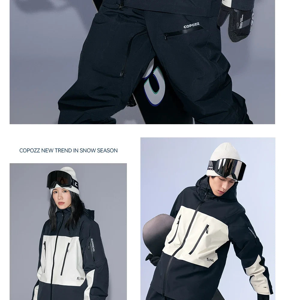 Skiing Coats Winter Warm Women Men Tracksuit Hooded Sports Snowboard Jacket Mountain Female Outwear Windproof Ski Clothes