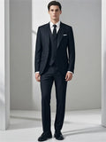 Luxe Men's Prom Suits For Wedding Party Suits Sleek Solid Chic Single Button Suit Negotiation Suit Customized 2026