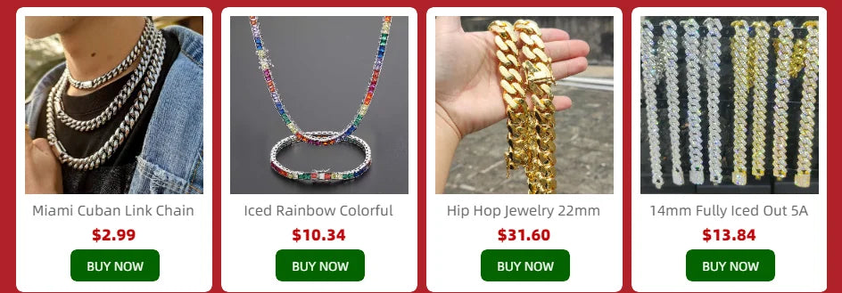 Clustered Diamond Tennis Chain Miami Tennis Link Bracelet for Women 7MM Iced Out CZ Cuban Necklace Hip Hop Jewelry Gifts