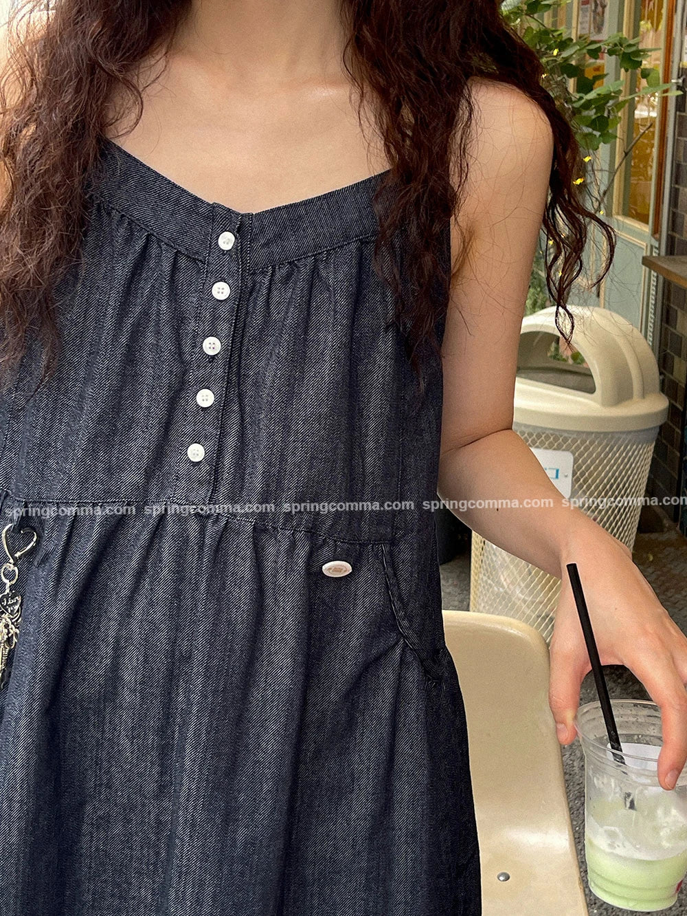 Korean Sle ort Denim Overalls Women's Faionable Summer Dr Vest Dr No Brand Commute Sle 00% Other Material