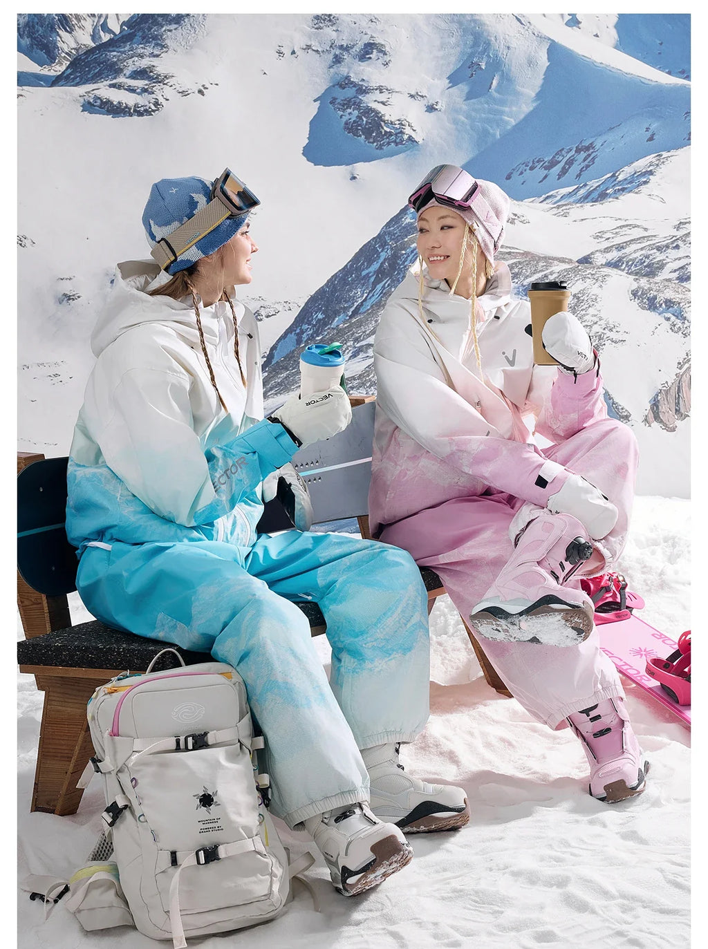 Men Women 3L Cotton Ski Jacket Ski Pants Winter Warm Windproof Waterproof Outdoor Sports Snowboard Ski Coat Trousers