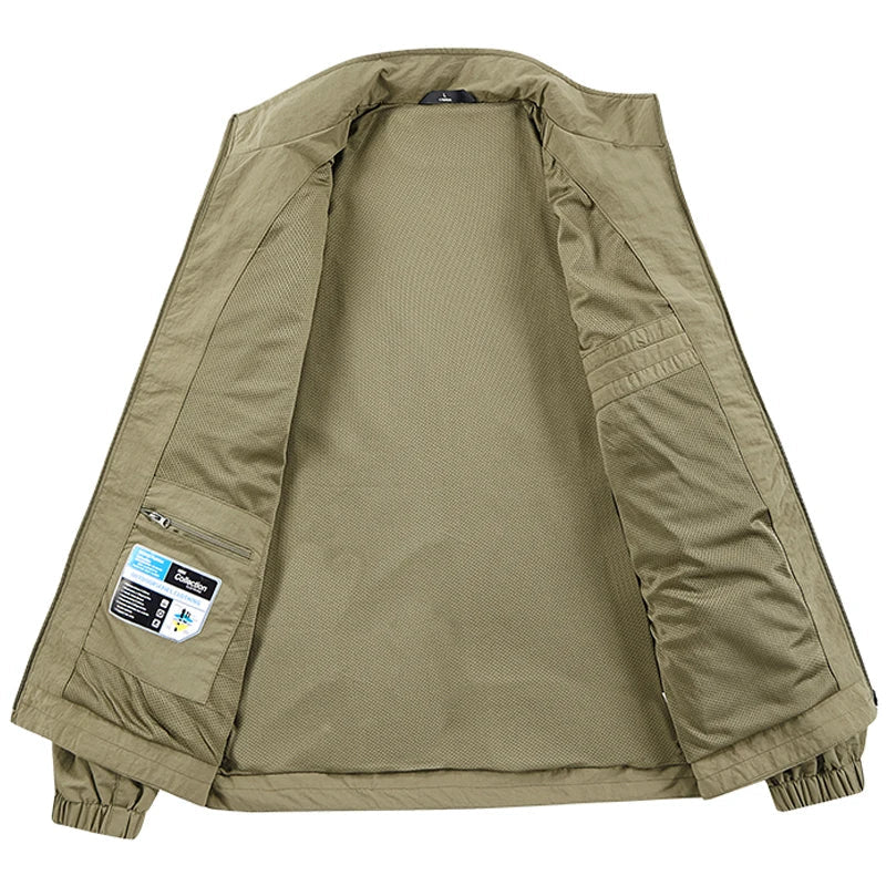 8XL Men Outdoor Jacket Autumn Winter Jacket Hiking Camping Windbreaker Plus Size Spring Oversized Outwear Hooded Coat