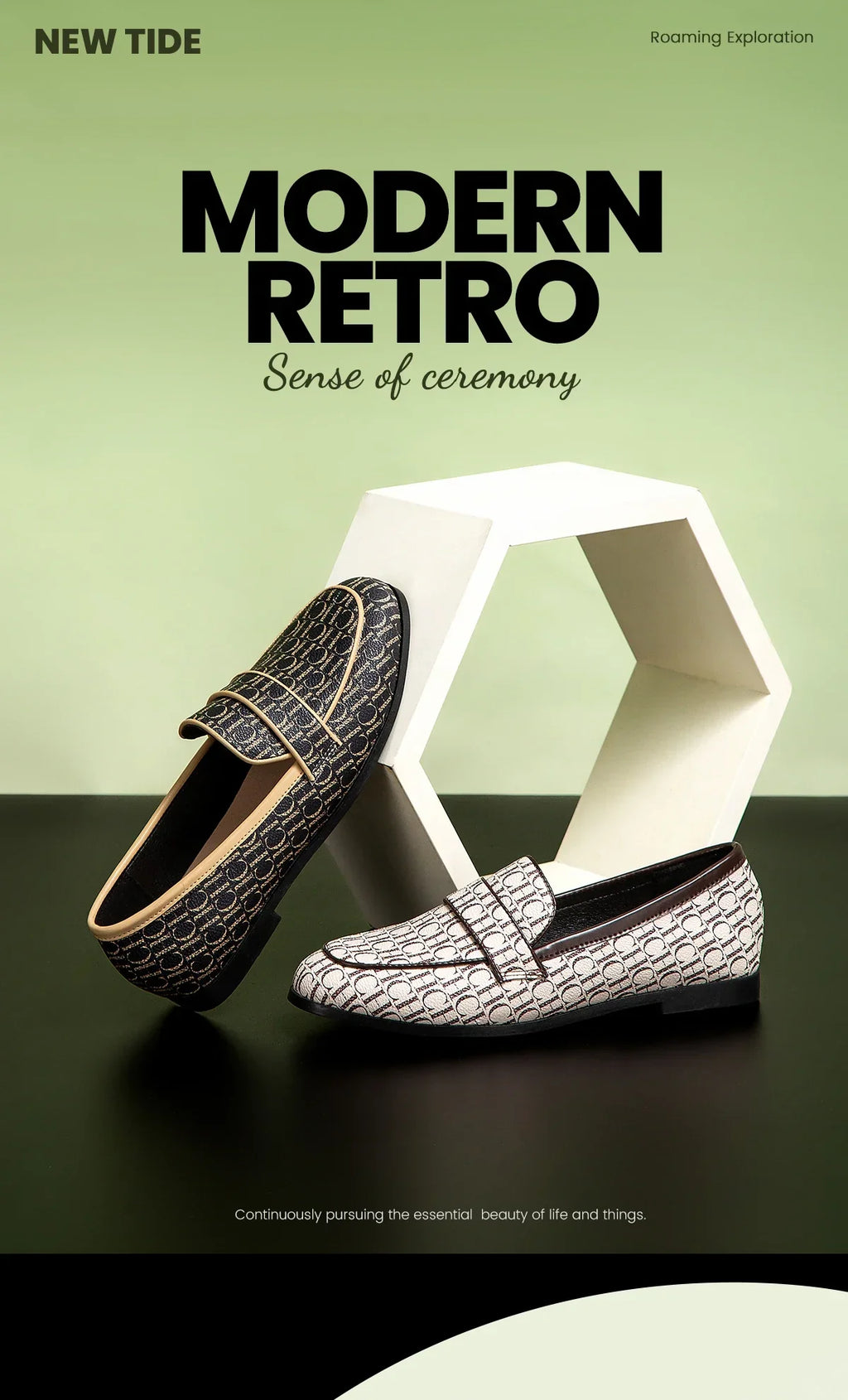 Classic Style Fashion Retro Women's New Flat Shoes Letters Printing Simple Hundred with Fine Workmanship Women's Casual Shoes
