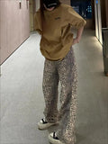 Women Denim Pants Female Oversize Wide Leg Trousers