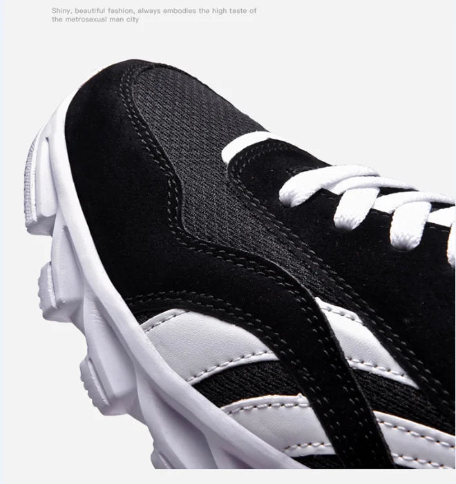 Men's and women's running shoes breathable casual sneakers anti-slip vibration comfortable walking shoes 36-48