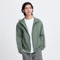 Jacket Men'S Summer Foldable Storage Top Simple Casual Style Hooded Couple