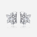 100% 925 Sterling Silver Sparkling High Carbon Diamond Earrings For Women Wedding Engagement Party Fine Jewelry Wholesale