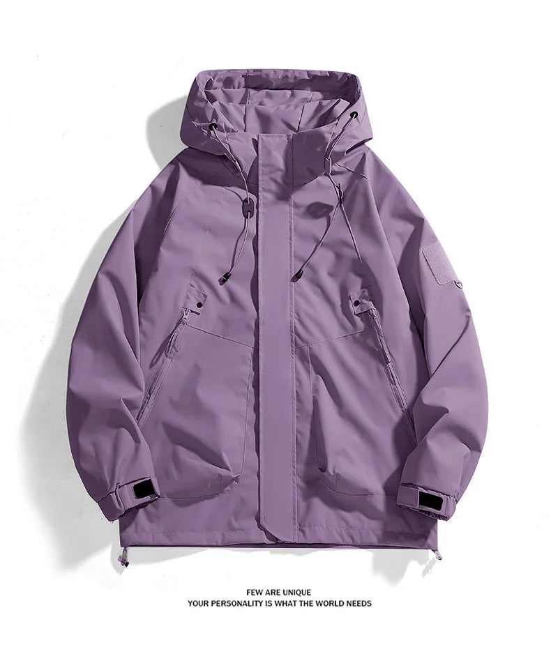 Unisex Waterproof Running Jacket Autumn Windproof Windbreaker Hiking Camping Trekking Outdoor Jackets Men Women Coats