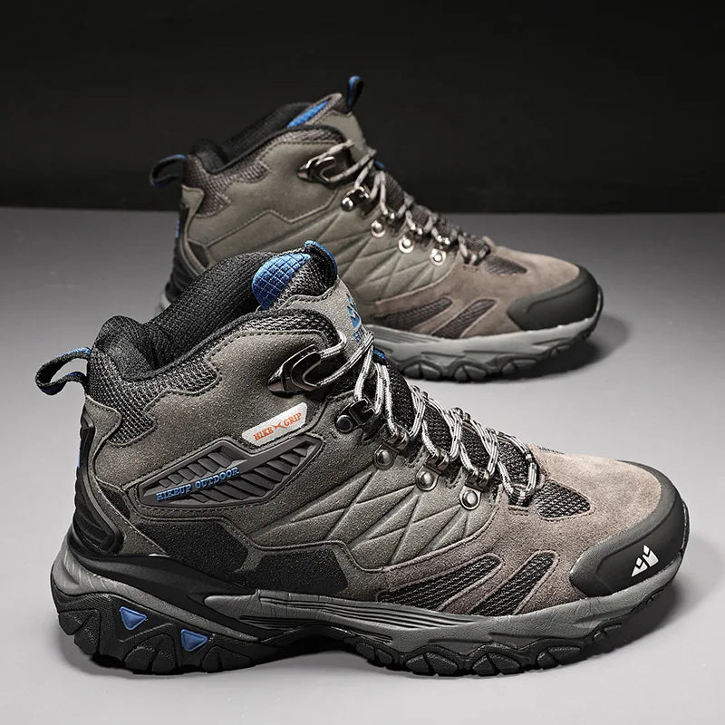 Winter Boot Men Outdoor Hiking Boots Suede High Top Trekking Men Shoes Rainproof Tactical Combat Military Boots