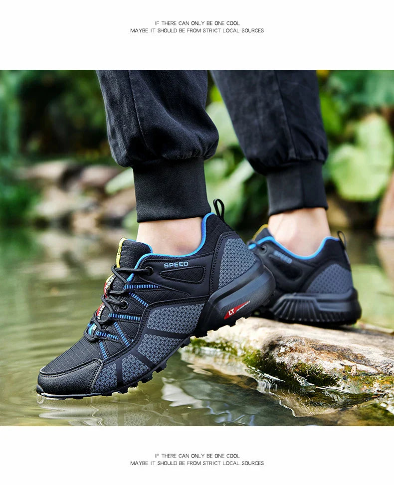 2025 Hiking Shoes Men's Non-slip Wear-resistant Comfortable Outdoor Hiking Sports Shoes Outdoor Running Shoes Walking Sports Sho