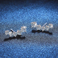 1.16cttw Full Moissanite Stud Earrings for Women Gemstones Lab Diamond Studs Earrings 925 Sterling Silver Fine Jewelry