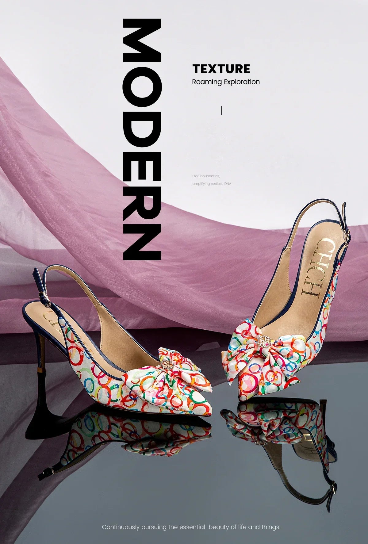 Heel 2024 Women's High Heels New Bow Pointed Sandals Women's Party Wedding Shoes 7cm