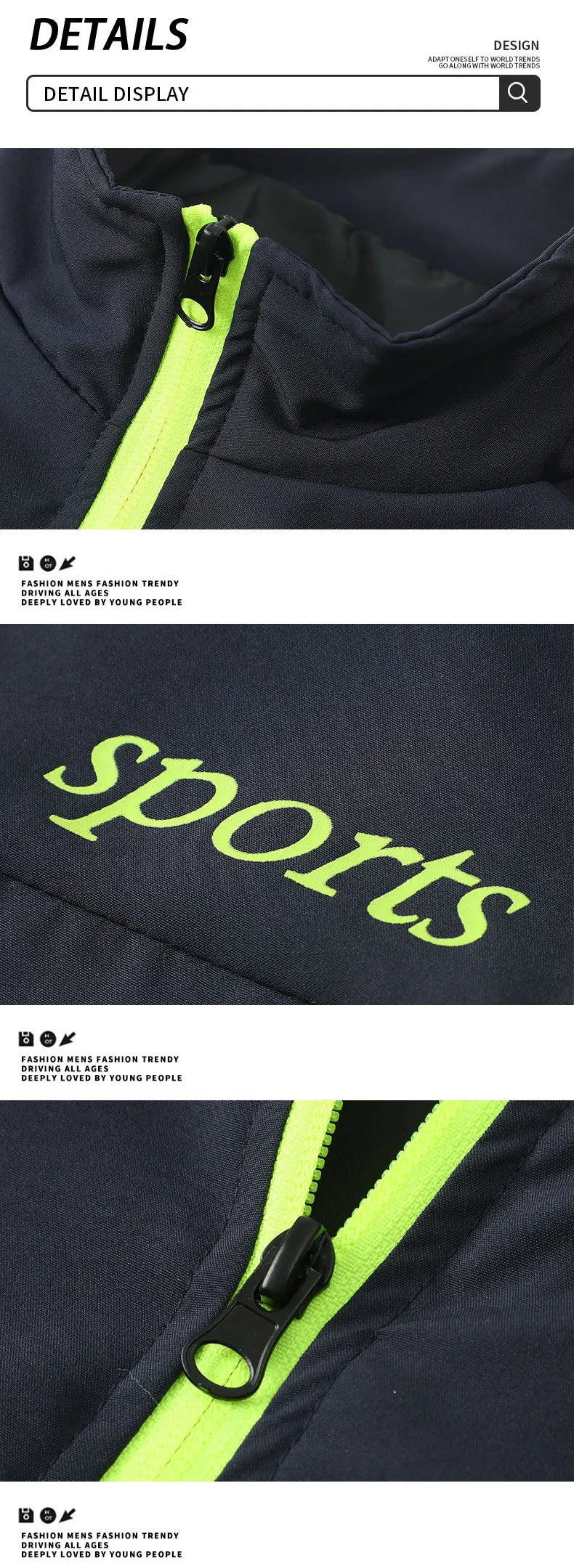 Mens Casual 2 Piece Set Long Sleeve Jacket Pants Thin Lightweight Polyester Cotton Trendy Hip Hop Streetwear Spring Autumn