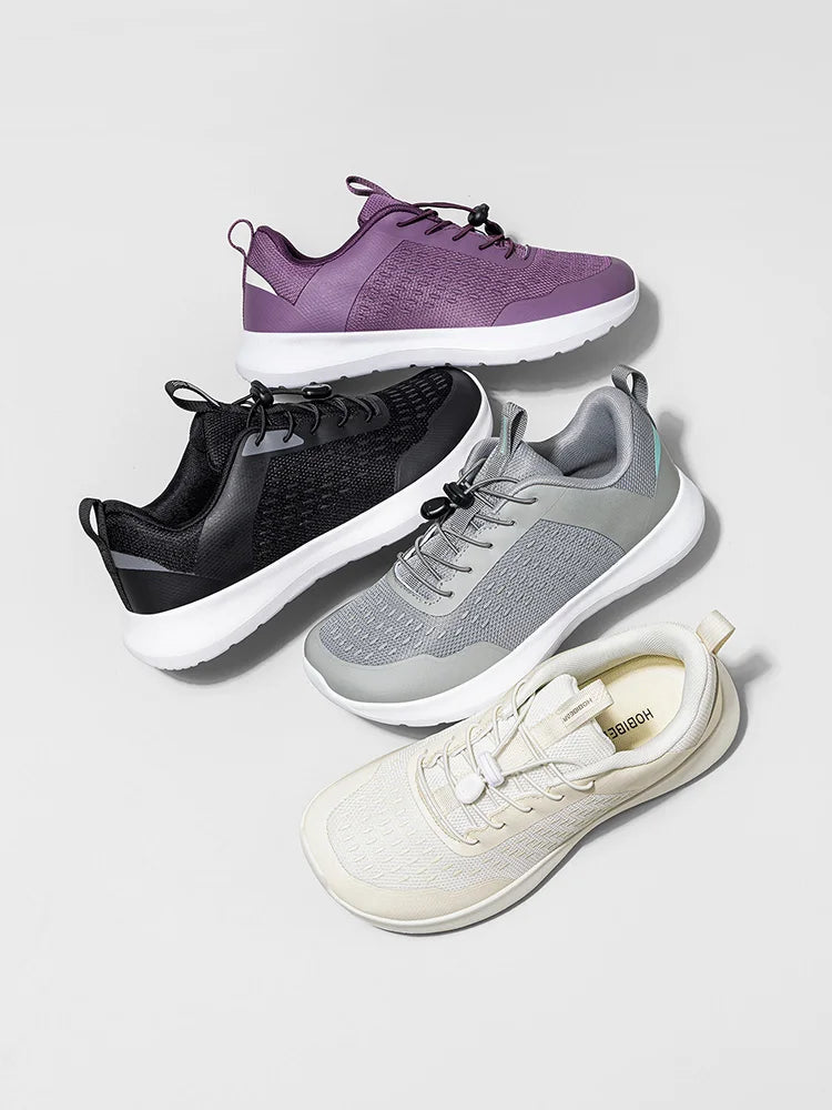 Wide Toe Running Shoes for Men Women Elastic Band Non Slip Sneakers Comfortable Walking Shoes