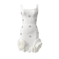 Women Sexy Ruffles Summer Clothing 2025 New Sleeveless Bandage Dress Club Party Mini Dresses