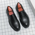 Men's Dress Shoes Retro Casual Business Leather Shoes Men Office Loafers Formal Social Brogues Wedding Leather Shoes For Men