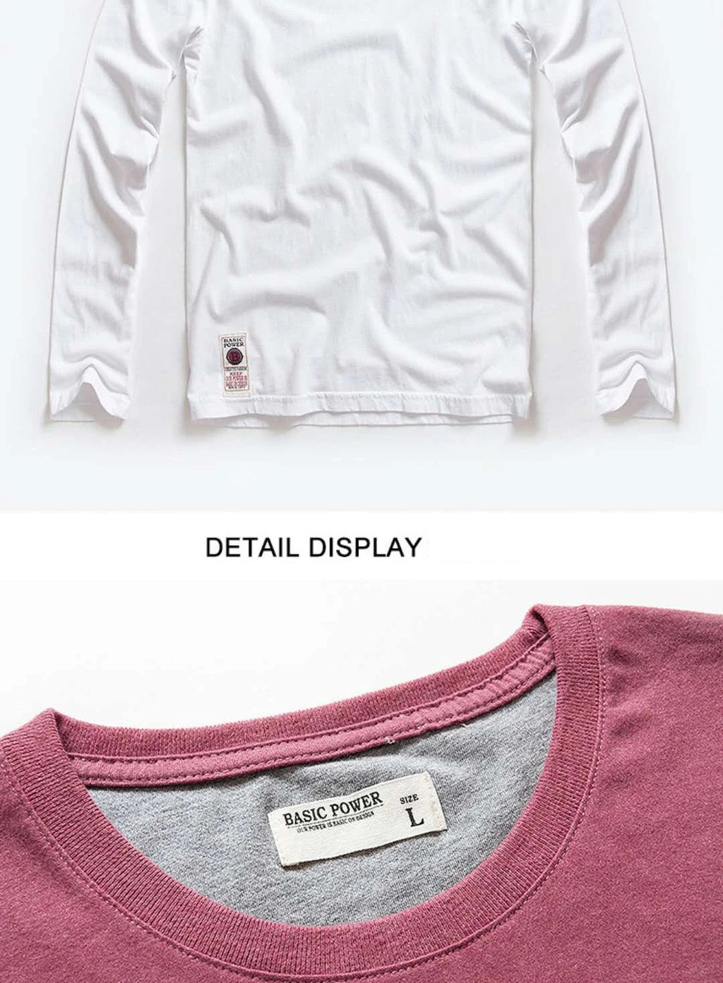 Men's T-Shirts Spring Long Sleeve T-Shirt Men's Clothing Y2k T-Shirt Washing Sweatshirt Shirts Casual O-Neck Streetwear Tee Tops