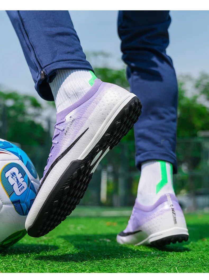 New Men Soccer Shoes Futsal Cleats Ultralight Hot Sale Football Boots Unisex High-quality Women Professional TF/FG Sneakers